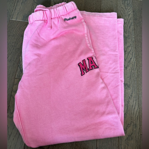 SOLD- BNTW - GAP x Madhappy - Straight Sweatpants - S - Pink/Meadow - Picture 5 of 7
